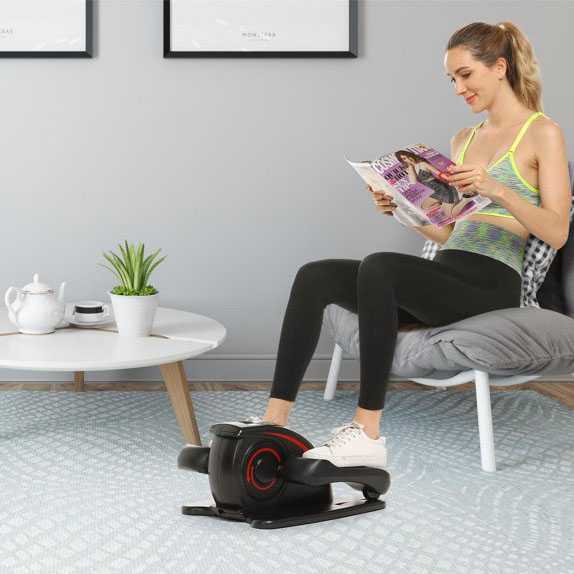 Convenient and comfortable use of Ancheer under desk elliptical exerciser